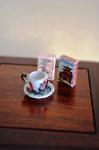 Dollhouse miniature food chinese tea cup