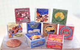 dollhouse miniature vintage label accessories